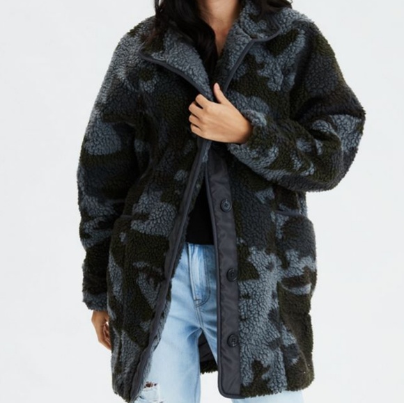 american eagle sherpa jacket